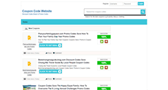 Desktop Screenshot of couponcodewebsite.com